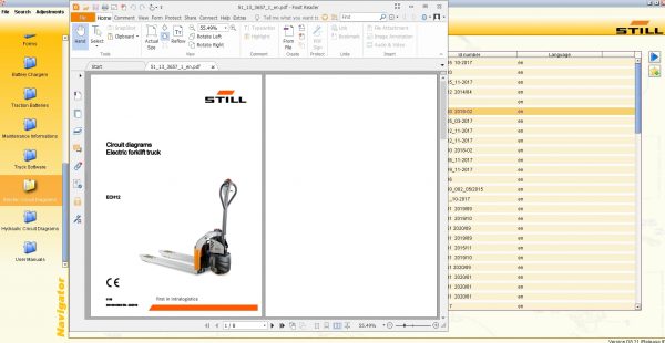 Still Steds Navigator Forklifts D8.21 R9 09.2021 Full Instruction DVD 10