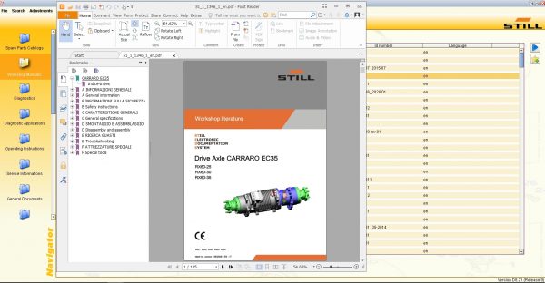 Still Steds Navigator Forklifts D8.21 R9 09.2021 Full Instruction DVD 4