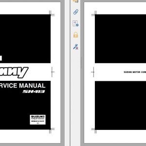 Suzuki Jimmy SN413 Service Manual Wiring Diagram Manual 2006 EN FR DE ES 1