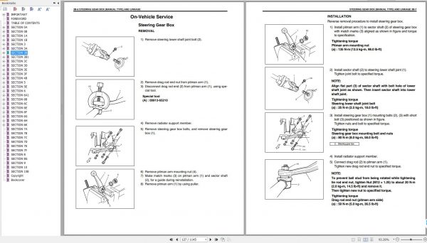 Suzuki Jimmy SN413 Service Manual Wiring Diagram Manual 2006 EN FR DE ES 2