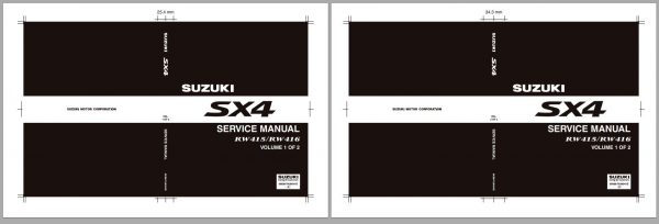 Suzuki SX4 Hungary RW415 RW416 RW419D Service Manual 2006 EN IT NL FR DE HU ES SK 2