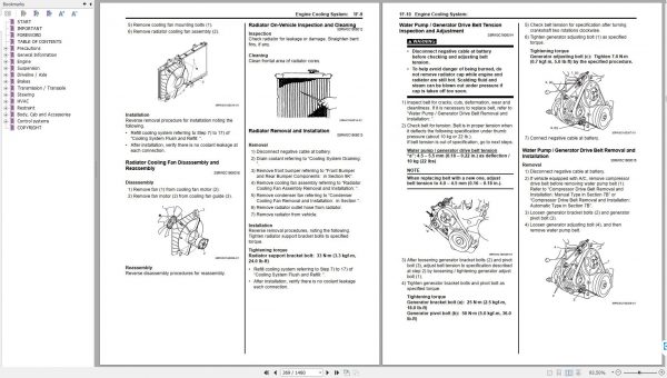Suzuki SX4 Hungary RW415 RW416 RW419D Service Manual 2006 EN IT NL FR DE HU ES SK 3