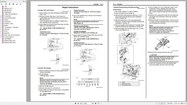 Suzuki SX4 Japan RW415 RW146 RW420 Service Manual 2007 EN FR DE ES 3