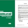 Suzuki Samurai Service Manual 1987 1