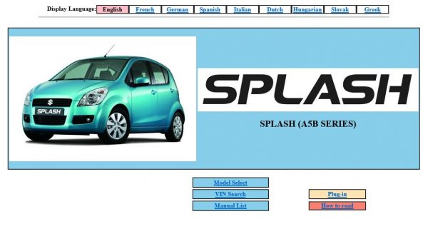Suzuki Splash A5B310 A5B412 A5B413D Service Manual 2007 1