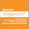 Suzuki Wagon R II RB310 RB413 RB413D Service Manual Wiring Diagram Manual 2004 EN FR DE ES 1