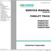 TCM Unicarrier Forklift FHD20T5V FHD25T5V FHD30T5V FHD30T5SV Service Manual SMFBE 2WECH160 1