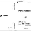 Tadano All Terrain Crane AR 1000M 1 P3 1EJ GA5162 Spare Parts Catalog 2000 1