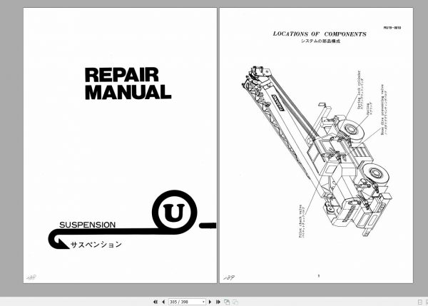 Tadano Hydraulic Crane TR 200M 2 Repair Manual TR 200M 2R 01 3