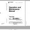 Tadano Truck Cane GS 300XL 1 291067 Operation and Maintenance Manual 2010 1