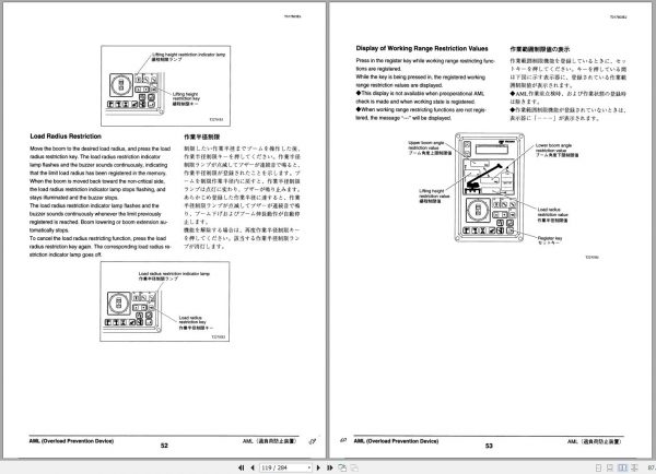 Tadano Truck Crane TL 350E 3 355838 Operation and Maintenance Manual 1999 JP EN 2