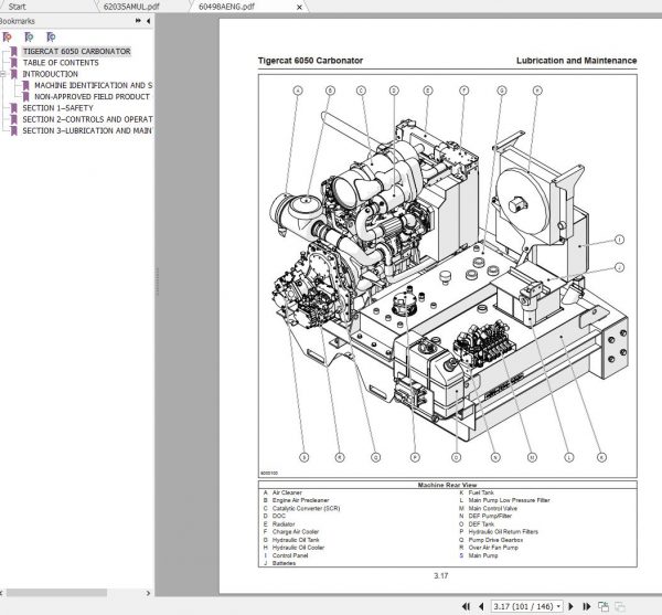 Tigercat 6050 CARBONATOR Operators Manual 60498AENG 2