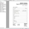 Tigercat 720C Feller Buncher Operator Service Manual 1