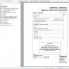 Tigercat 720E Feller Buncher 7204401 7205500 Operator Service Manual 1 1