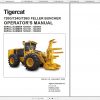 Tigercat 720G 724G 726G Feller Buncher 7205601 7207500 Operator Service Manual 2