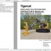 Tigercat 820D L820D Feller Buncher 82011001 82012000 Operators Manuals 1