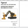 Tigercat 845C L845C Feller Buncher 84511501 84512500 Operator Service Manual 2