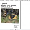 Tigercat 845D L845D Feller Buncher 84512501 84513000 Operator Service Manual 1