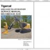 Tigercat 845E L845E Feller Buncher 84513001 84513500 Operator Service Manual 1