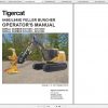 Tigercat 845E L845E Feller Buncher 84513001 84513500 Operator Service Manual 2