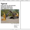 Tigercat 855E L855E Feller Buncher 85513001 85514000 Operator Service Manual 1
