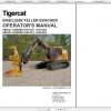 Tigercat 855E L855E Feller Buncher 85513001 85514000 Operator Service Manual 2