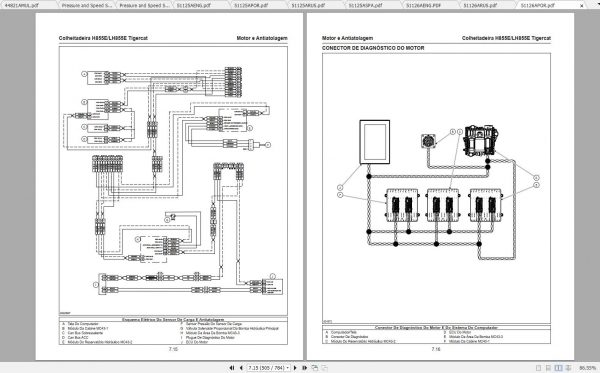 Tigercat Harvester H855E LH855E 85533001 85584000 Operators Service Manual 4