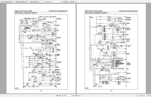 Tigercat Loader T234 234T0101 234T1000 Operators Service Manual 3