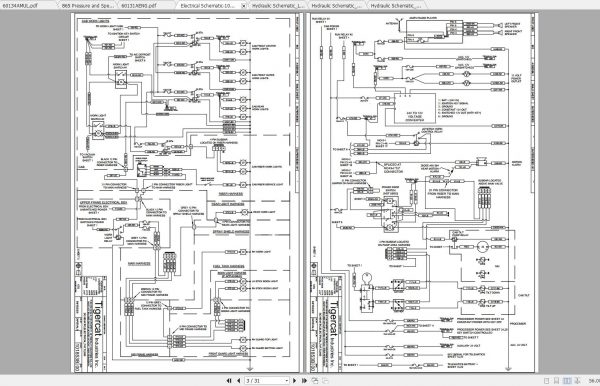 Tigercat Logger 865 8650001 8650500 Operator Manual Schematic 2