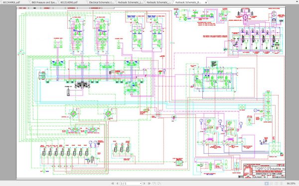 Tigercat Logger 865 8650001 8650500 Operator Manual Schematic 3