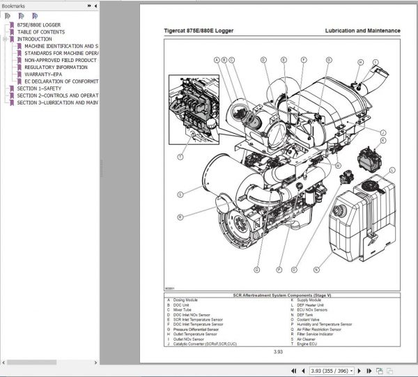 Tigercat Logger 875E 880E Operators Manual 2