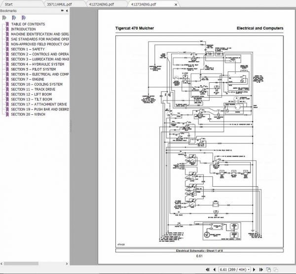 Tigercat Mulcher 470 4700101 4701000 Operator and Service Manual 3