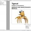 Tigercat Power Clam Grapple Service Maintenance Manual 65486AENG 1