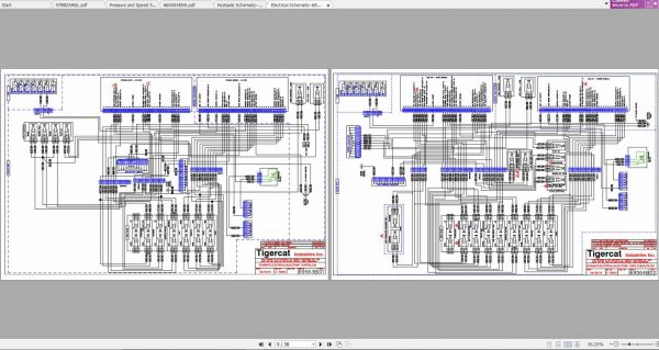Tigercat Processor H250D 250H3001 250H3500 Operator Manual and Schematic 2