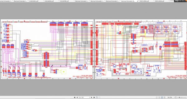 Tigercat Skidder 602 6020101 6027600 Operators Manual Electrical Schematic 4