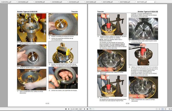 Tigercat Skidder 610E 615E Operators Manual Service Manual 3