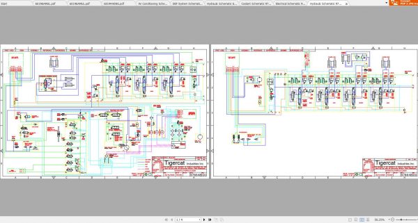 Tigercat Skidder 620H 625H 630H 632H 635H OperatorS Manual Schematic 3