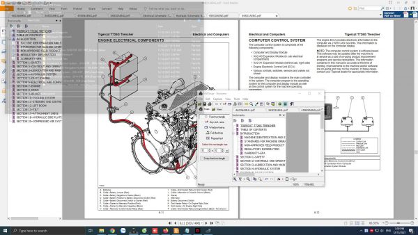 Tigercat Trencher T726G 726T0501 726T0700 Operator Service Manual 4