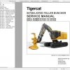 Tigercat ZX870D LX870D Feller Buncher 87073501 87075000 Operator Service Manual 1