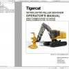 Tigercat ZX870D LX870D Feller Buncher 87073501 87075000 Operator Service Manual 2