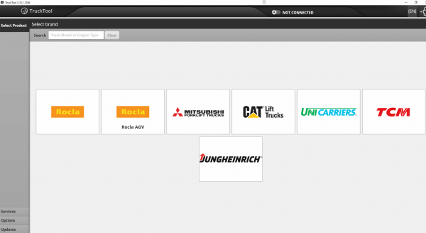 TruckTool 3.10.1.1286 10.2021 Diagnostic Program for MitsubishiCatTCMUniCarriers Rocla 1