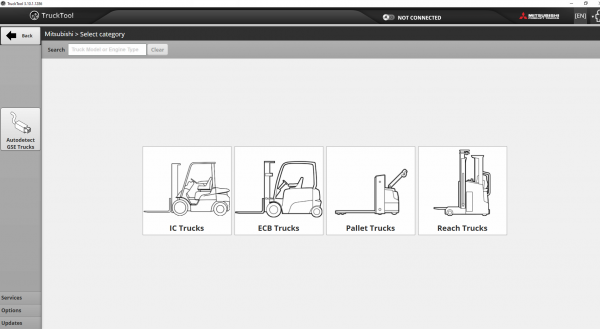 TruckTool 3.10.1.1286 10.2021 Diagnostic Program for MitsubishiCatTCMUniCarriers Rocla 2
