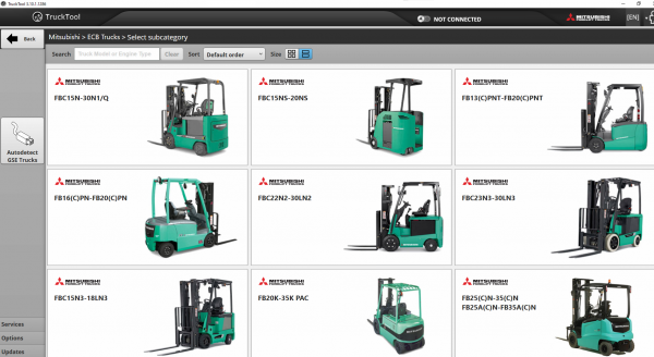 TruckTool 3.10.1.1286 10.2021 Diagnostic Program for MitsubishiCatTCMUniCarriers Rocla 4