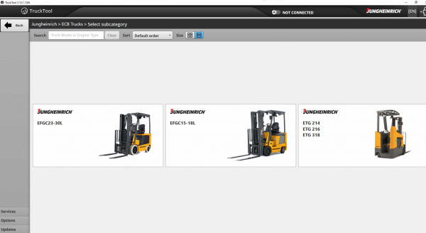 TruckTool 3.10.1.1286 10.2021 Diagnostic Program for MitsubishiCatTCMUniCarriers Rocla 7