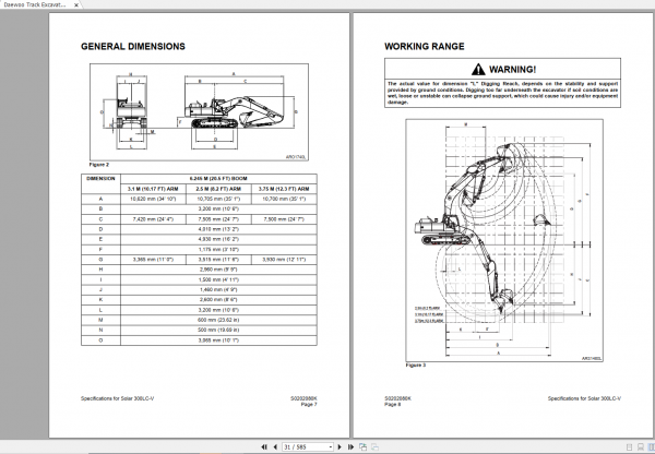 Daewoo Track Excavators Safety Manual 2