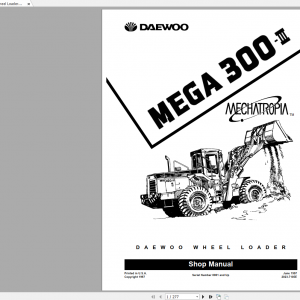 Daewoo Wheel Loader Mega M300 III Shop Manual 1