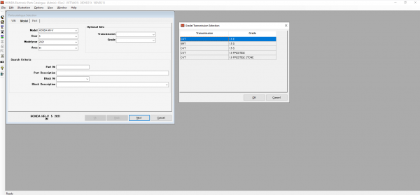 HONDA EPC GENERAL 01.2022 ELECTRONIC PARTS CATALOG DVD 8