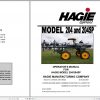 Hagie Hi Tractor 204 204SP U1000770001 thru U100077100 Operator Manual 493373 2007 1