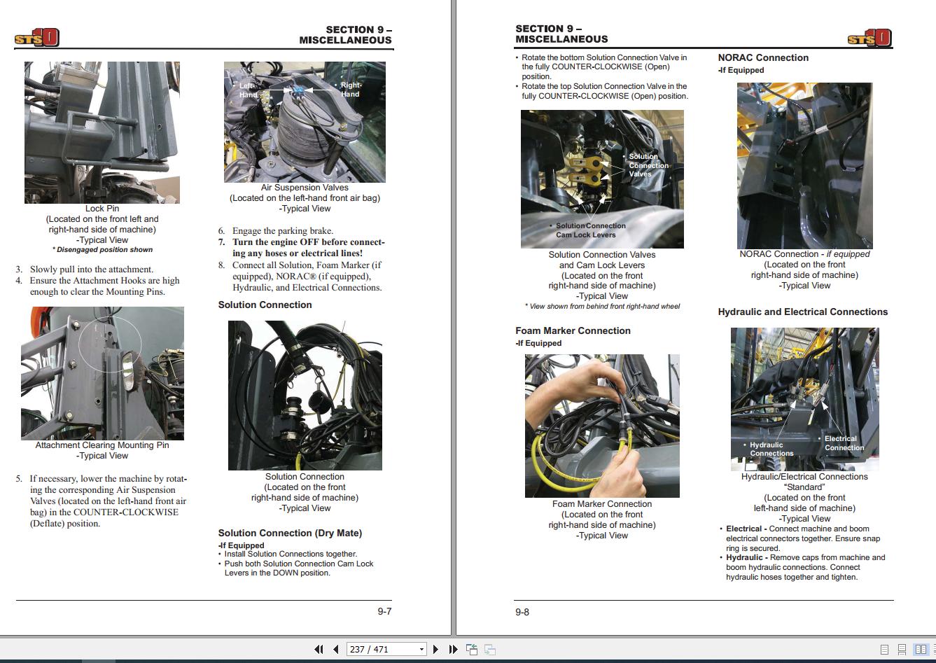 Hagie Hi Tractor STS 10 SNU16101515001 200 Technical Manual 493597 2016 2