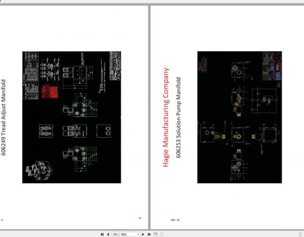 Hagie Hi Tractor STS 10 U1610880001 thru U1610880100 Operator Manual 493411 2009 2